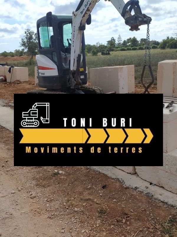 Toni Buri movimiento de tierras para la construccion en sineu mallorca