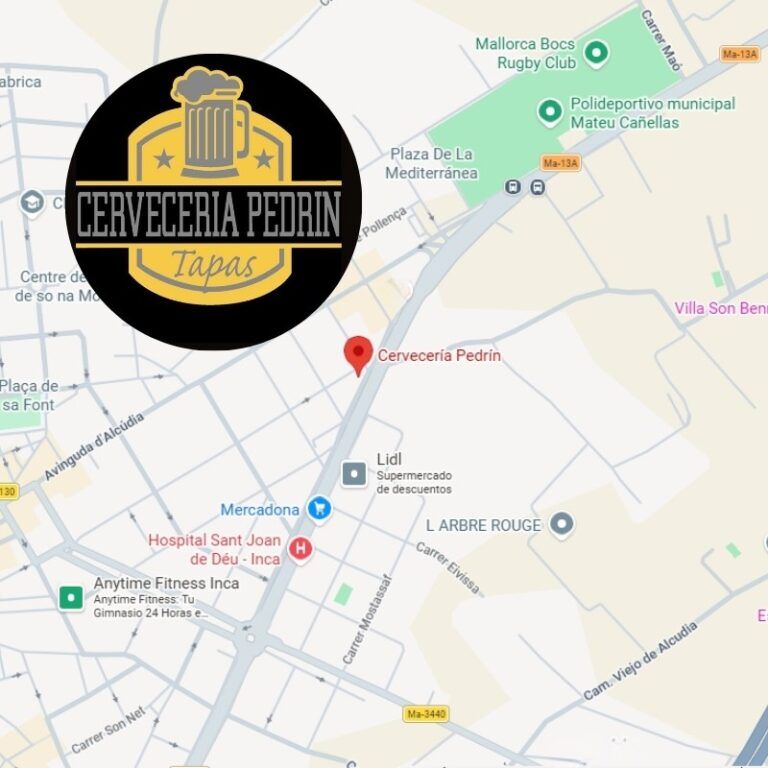 como llegar a Cervecería Pedrin en INCA