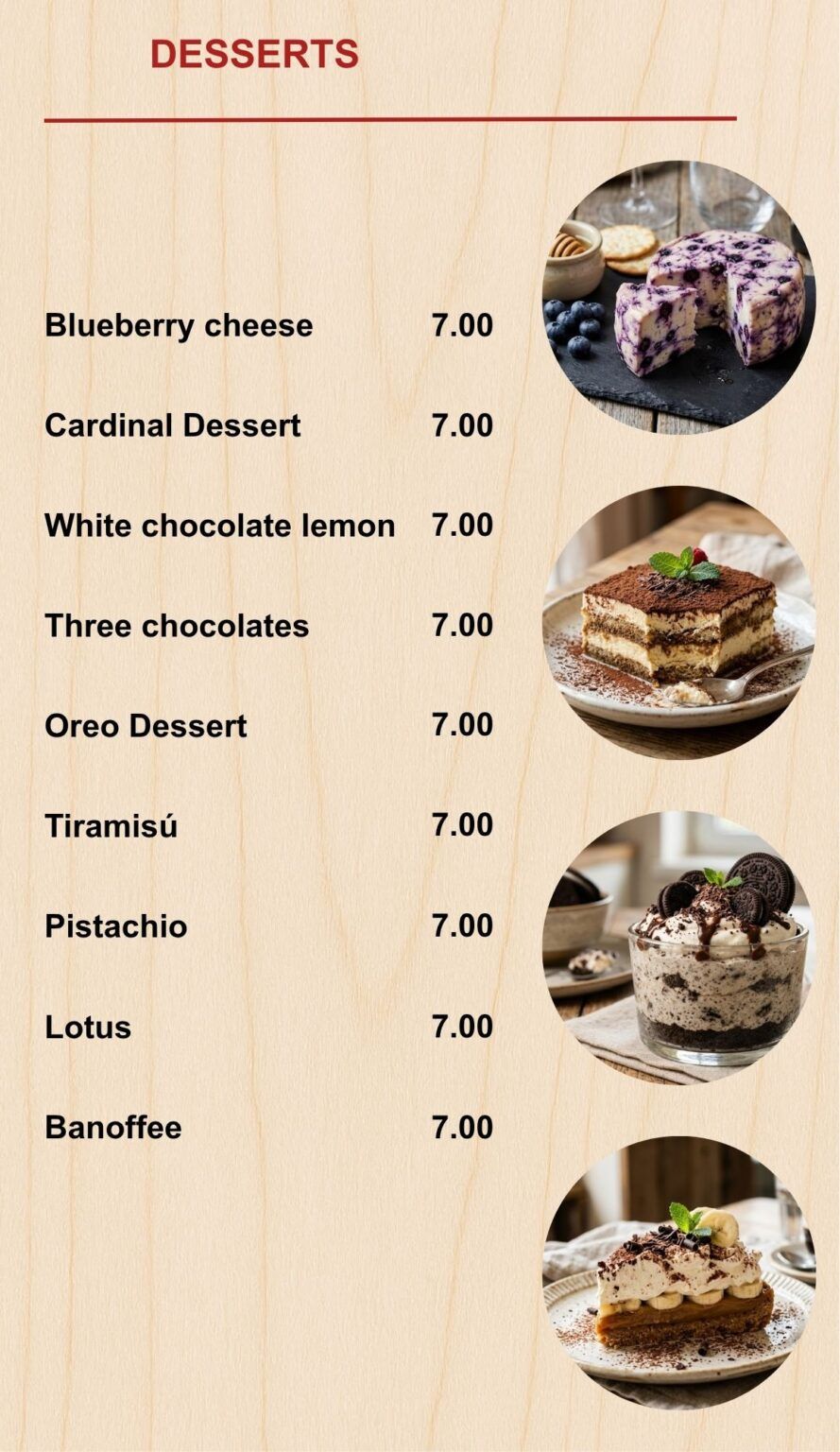 Pedrin brewery desserts