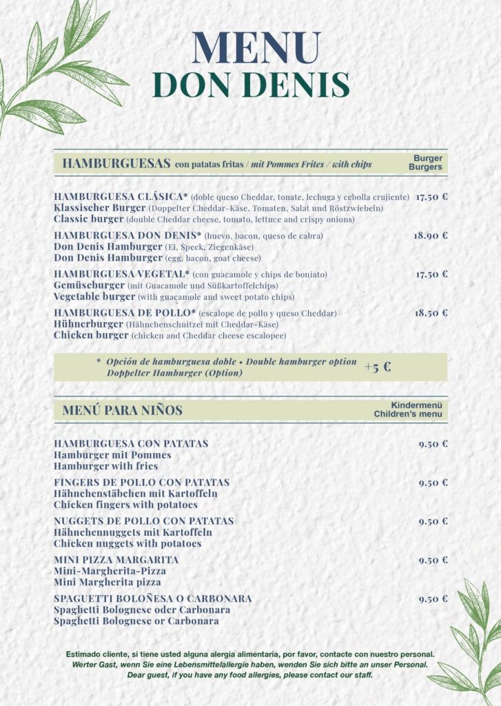 burguers and tapas can picafort