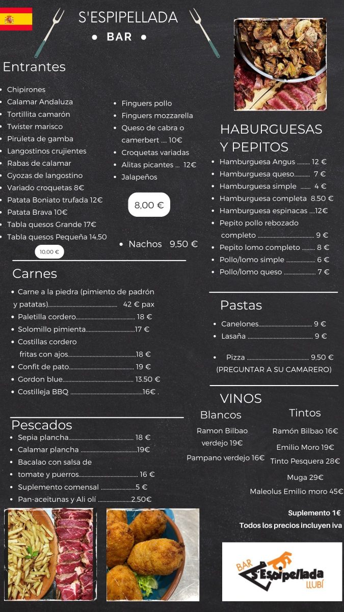 menu sespipellada español 2026